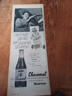 Advertentie Nutricia Chocomel sturen chauffeur 1958, Verzamelen, Merken en Reclamevoorwerpen, Gebruikt, Ophalen of Verzenden