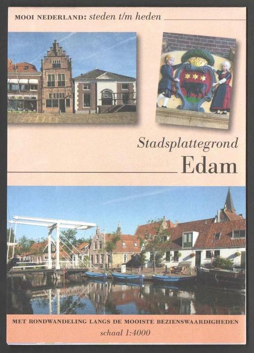 Stadsplattegrond met leuke wandelroute: Edam, Boeken, Atlassen en Landkaarten, Zo goed als nieuw, Landkaart, Nederland, 2000 tot heden