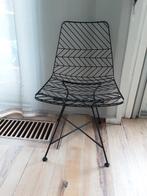 Design stoelen.3 stuks Incl zitkussens €35-voor 3 stoelen., Huis en Inrichting, Stoelen, Gebruikt, Zwart, Ophalen