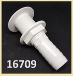 16709 Huiddoorvoer Ø26 wit kunststof &slangtule Ø21mm.€ 2,95, Watersport en Boten, Accessoires en Onderhoud, Ophalen of Verzenden
