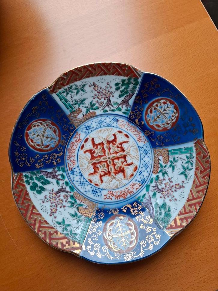 Antieke Japanse Imari Schotel, Antiek en Kunst, Antiek | Schalen, Ophalen of Verzenden