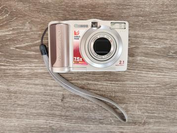 Canon powershot a20 + 512MB + Oplaadbare batterijen beschikbaar voor biedingen