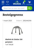 Opblaasbare Party shelter met zijwand, Tuin en Terras, Partytent, Minder dan 4 meter, Nieuw, Minder dan 5 meter