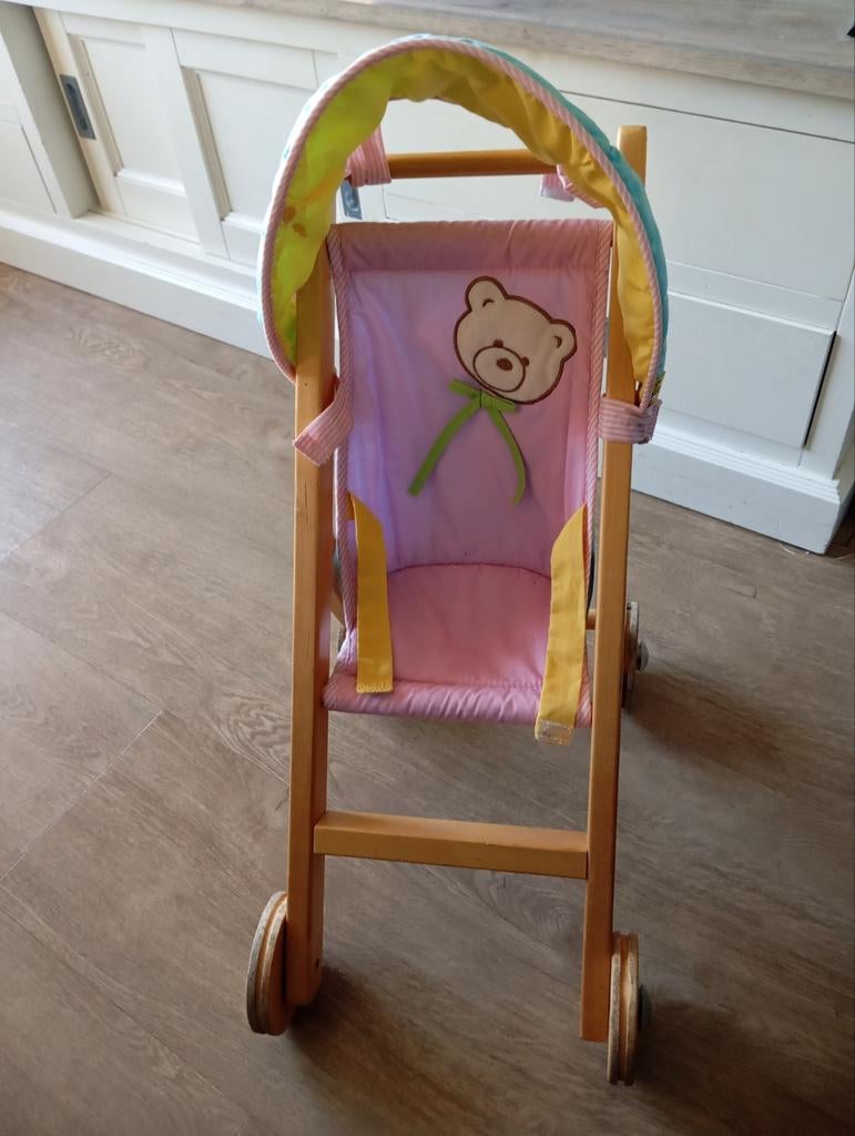 Leuk kinderwagentje voor poppen, Kinderen en Baby's, Speelgoed | Poppen, Gebruikt, Babypop, Ophalen of Verzenden