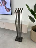 Mooie kandelaar voor 12 kaarsjes hoogte 121 cm, Ophalen, Gebruikt, Bruin, Kandelaar