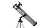Byomic Spiegeltelescoop 76/700 in Koffer, 80 tot 200 mm, Met statief, Zo goed als nieuw, Spiegeltelescoop (reflector)