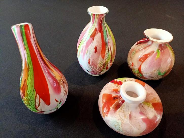 Fidrio Handgeblazen Vaasjes Set, Antiek en Kunst, Antiek | Vazen, Ophalen of Verzenden