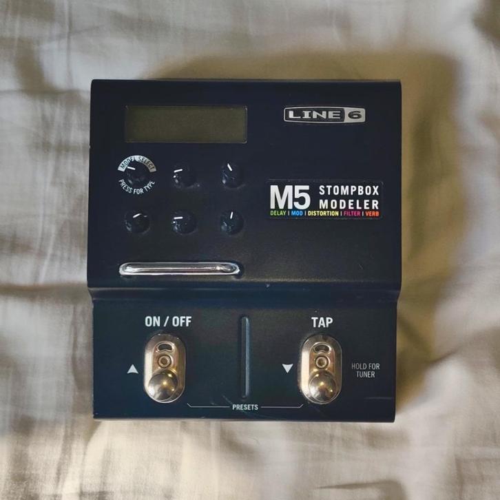 Line 6 M5 Stompbox Modeler, Muziek en Instrumenten, Effecten, Gebruikt, Delay of Echo, Distortion, Overdrive of Fuzz, Reverb, Equalizer