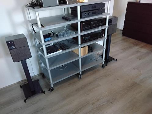 Philips 22RH541 MFB actieve luidsprekers GEREVISEERD, Audio, Tv en Foto, Luidsprekers, Gebruikt, Front, Rear of Stereo speakers
