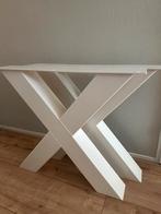 X tafelpoten wit staal industrieel, Ophalen, Gebruikt, 50 tot 100 cm, 50 tot 100 cm