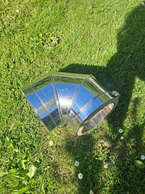 Nieuwe convesa 90 graden kachelpijp bocht dubbelwandig, Huis en Inrichting, Kachels, Nieuw, Hout, Ophalen