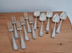 Verzilverde lepels vorken gero 90 gz, Antiek en Kunst, Antiek | Goud en Zilver, Ophalen of Verzenden