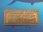 N.V. Nederlandse Spoorwegen Plaque, Ophalen of Verzenden