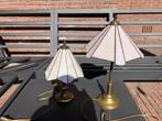 2 oude prachtige tiffanylampen, Huis en Inrichting, Lampen | Tafellampen, Ophalen, Gebruikt, Klassiek, Glas