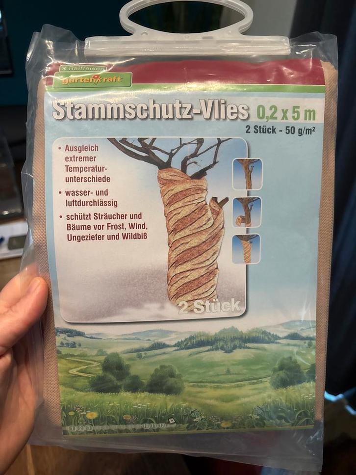 Boom beschermingsvlies - 0,2 x 5m 2 stuke, Tuin en Terras, Planten | Tuinplanten, Ophalen of Verzenden