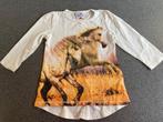 longsleeve/ shirt  98  paarden opdruk, Kinderen en Baby's, Topolino, Meisje, Ophalen of Verzenden, Zo goed als nieuw