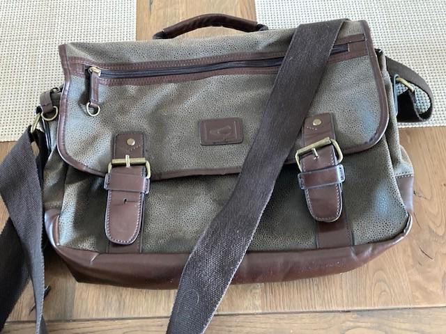 Stoere Camel Active Schoudertas Brown, Ophalen, Zo goed als nieuw, Bruin, Overige merken