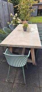 GRATIS Betonlook tuintafel, Tuin en Terras, Ophalen, Gebruikt, Rechthoekig