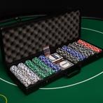 Poker set 500 delig - Poker fiches zonder waarde, Kouwehoek 1b, Nieuw, Ophalen of Verzenden, Info@caveandgarden.nl