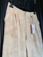 Zara broek wijde pijpen abstracte print lyocell, hoge taille, Nieuw, Ophalen of Verzenden, Maat 36 (S), Lang