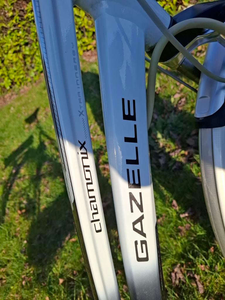 Gazelle Chamonix Elektrische Fiets – Framemaat 54 cm – €550, 53 tot 56 cm, Ophalen of Verzenden, Gebruikt, Versnellingen