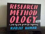 Boek: Research methodology - Ranjit Kumar, Boeken, Ranjit Kumar, Ophalen of Verzenden, Zo goed als nieuw, Alpha