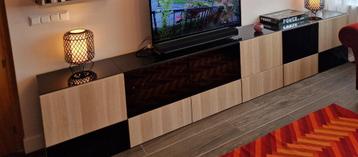 IKEA BESTA set vloerkasten met legplanken en laden