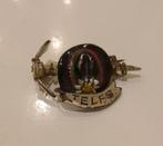 Tirol Pin met Edelweiss en Pikhouweel, Verzamelen, Ophalen of Verzenden, Gebruikt, Stad of Land, Speldje of Pin