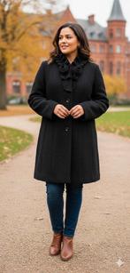 Ulla Popken mantel 50/52, Verzenden, Zwart, Ulla Popken, Jas of Mantel