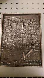 Oude Geislingen STG ijzeren Plaquette muurplaat Heidelberg., Ophalen of Verzenden