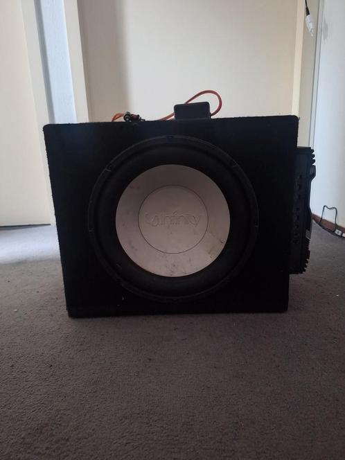 Infinity subwoofer/alpine mrv t 407, Auto diversen, Autospeakers, Gebruikt, Ophalen