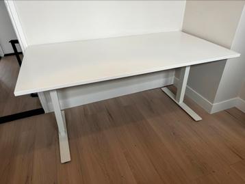 2x Ikea | Zit - Sta bureau | Wit