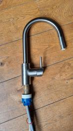 Grohe Keukenkraan met Uittrekbare Sproeikop, Ophalen, Gebruikt, Rvs, Kraan