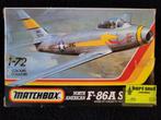 North American F-86A Sabre - Matchbox 1:72 - uit 1983, Overige merken, 1:72 tot 1:144, Ophalen of Verzenden, Zo goed als nieuw