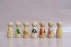 Dagen van de week pegdolls peg dolls houten poppetjes klas, Ophalen of Verzenden, Nieuw, Overige typen