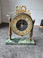 Oude tafelklok empire style met slinger, Ophalen of Verzenden