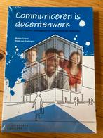 Communiceren is docentenwerk - Nieuw!, Ophalen of Verzenden, Nieuw, HBO