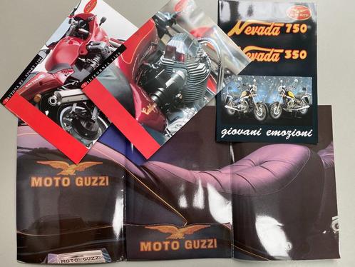 3 MOTO GUZZI brochures  uit de jaren negentig., Motoren, Handleidingen en Instructieboekjes, Moto Guzzi, Ophalen of Verzenden