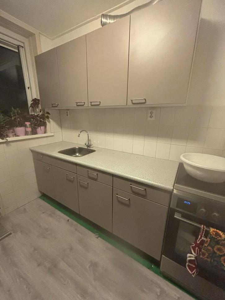 Gebruikte Bribus keuken 200cm - Leeuwarden, Huis en Inrichting, Keuken | Complete keukens, Gebruikt, Enkelwandige keuken, Overige kleuren