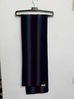 Vintage blauwe college sjaal – Britse wol – made in England, Maat 52/54 (L), Vintage, Ophalen of Verzenden, Zo goed als nieuw