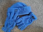 dames muts en handschoenen fel blauw, Ophalen of Verzenden, Zo goed als nieuw, Maat 38/40 (M), Muts