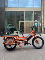 Tweedehands Radwagon Longtail elektrisch - oranje, Overige merken, Gebruikt, Ophalen of Verzenden, Bakfix