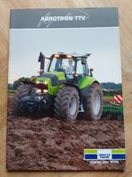Deutz Fahr Agrotron TTV trekker folder Duitstalig, Ophalen of Verzenden, Zo goed als nieuw