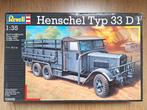 1:35 1/35 Revell Henschel Typ 33 D 1, Ophalen of Verzenden, Zo goed als nieuw, Truck, 1:32 tot 1:50