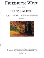 Trio F - Dur Klavier Violine Vioncello ( 4298 ), Verzenden, Klassiek, Les of Cursus, Zo goed als nieuw