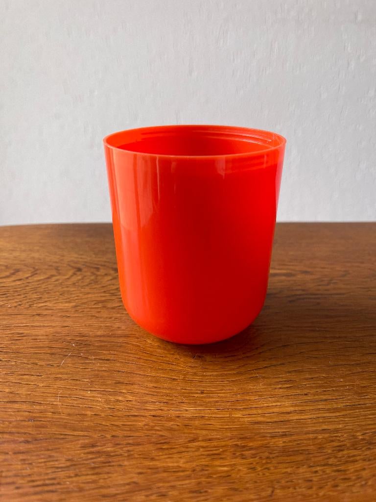 Oranje Beker "Fackelmann W.-Germany" Jaren 60/70 als Nieuw, Verzamelen, Retro, Ophalen of Verzenden, Huis en Inrichting