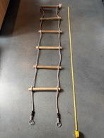 Touwladder 2,2 meter - Klimrek Onderdeel, Kinderen en Baby's, Speelgoed | Buiten | Speeltoestellen, Ophalen, Gebruikt, Klimtouw