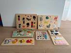 Set van zeven houten puzzels, als nieuw!, Ophalen of Verzenden, Zo goed als nieuw, Overige typen