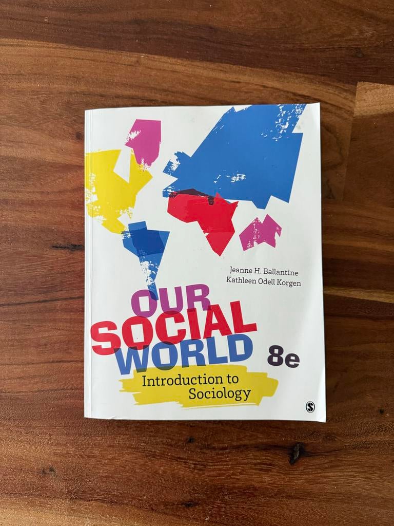 Our Social World - Introduction to Sociology, Ballantine, Ophalen of Verzenden, Gelezen, WO