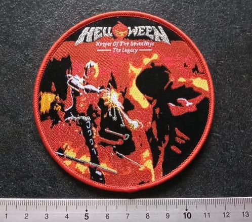 Helloween ltd edition keeper of the seventh keys patch h111, Verzamelen, Muziek, Artiesten en Beroemdheden, Nieuw, Kleding, Verzenden